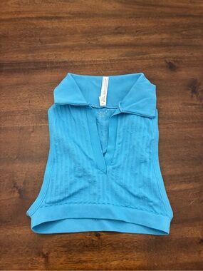 Urban Outfitters Out From Under Break Point Tank Top Medium Large Blue Collared